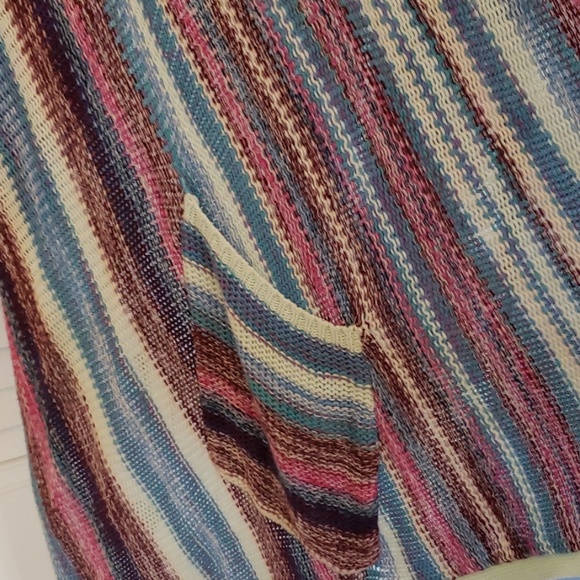 Billabong high-low open poncho sweater - Picture 2 of 4